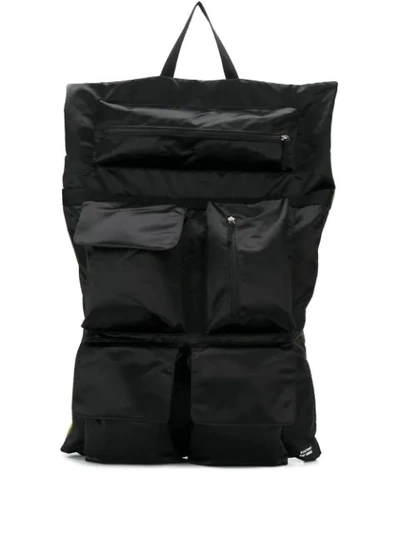 Raf Simons Eastpak X  Poster Backpack In Black