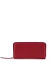 Maison Margiela Classic Continental Wallet In Red