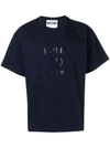 Moschino Logo Print T In Blue