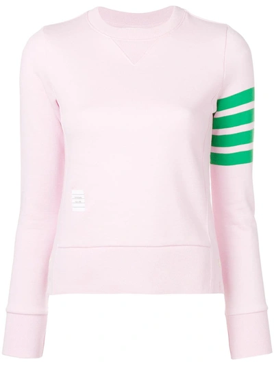 Thom Browne 4-bar Classic Loopback Sweatshirt - Pink