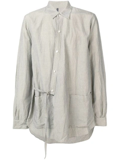 Attachment Side Belt Detail Shirt In Neutrals
