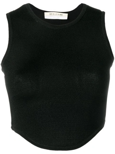 Alyx Knitted Vest Strap Top In Black