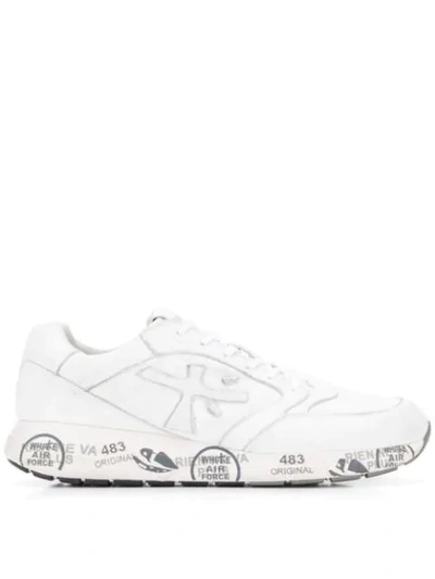 White Premiata Zaczac Sneakers In White