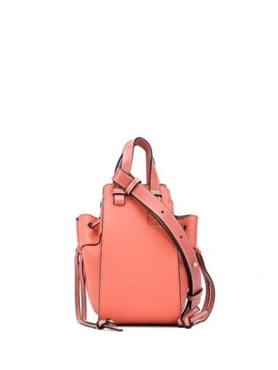Loewe Hammock Mini Shoulder Bag In Pink