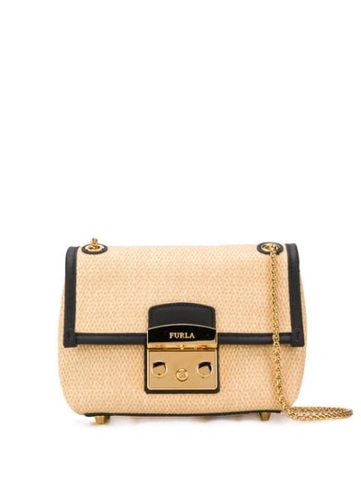 Furla Metropolis Nuvola Crossbody Bag In Neutrals