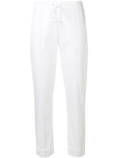 Kenzo Slim Fit Track Pants In White