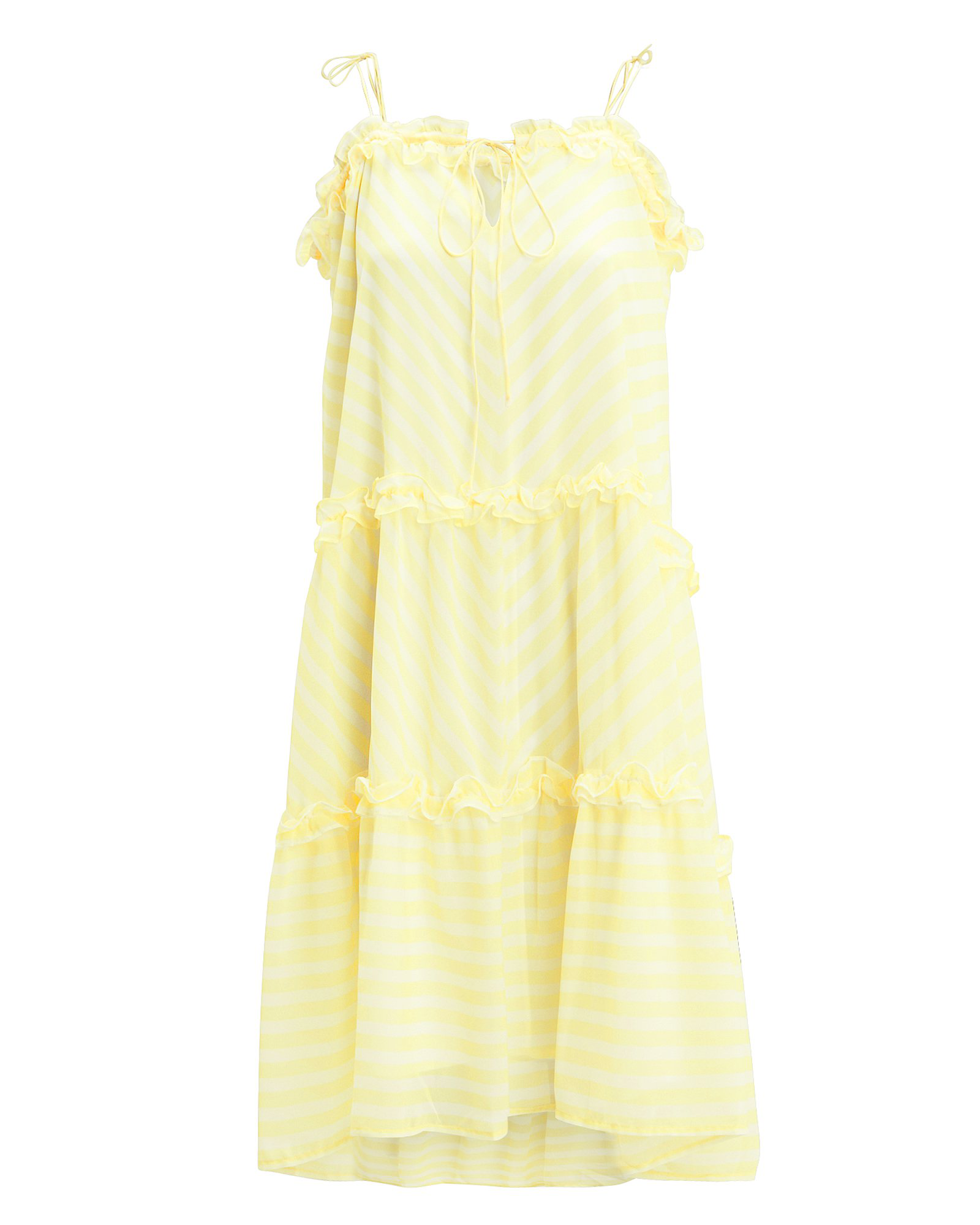Notes Du Nord Kennedy Mini Dress In Yellow | ModeSens