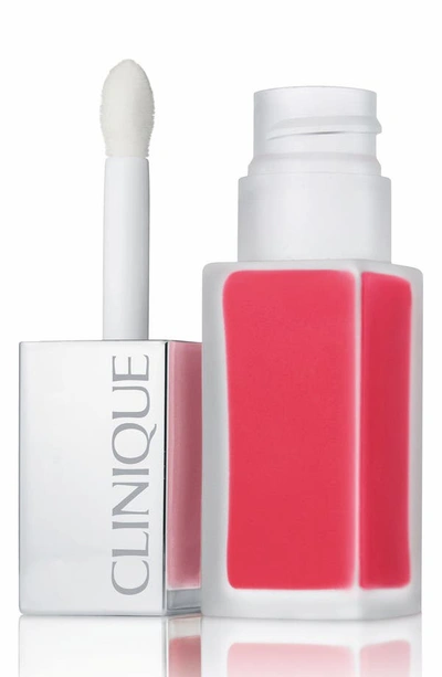 Clinique Pop Liquid Matte Lip Colour + Primer Ripe Pop 0.2 oz In Ripe Pop