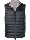 Herno Padded Gilet In Black