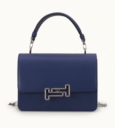 Tod's Crossbody In Leather In Blue