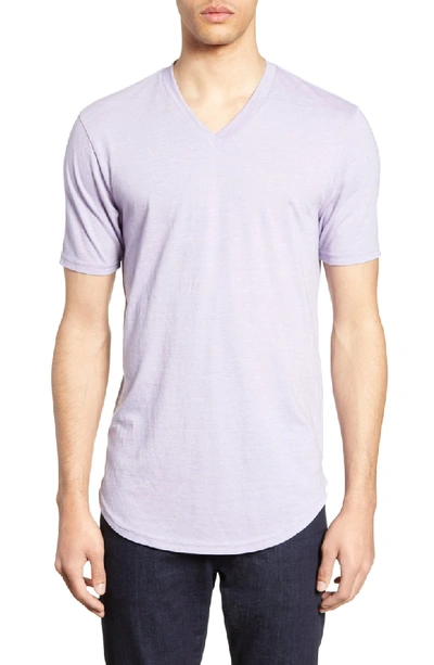 Goodlife Scallop Triblend V-neck T-shirt In Wisteria