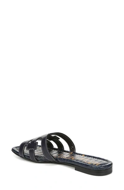 Sam Edelman Women's Bay Slide Sandals In Baltic Navy Leather