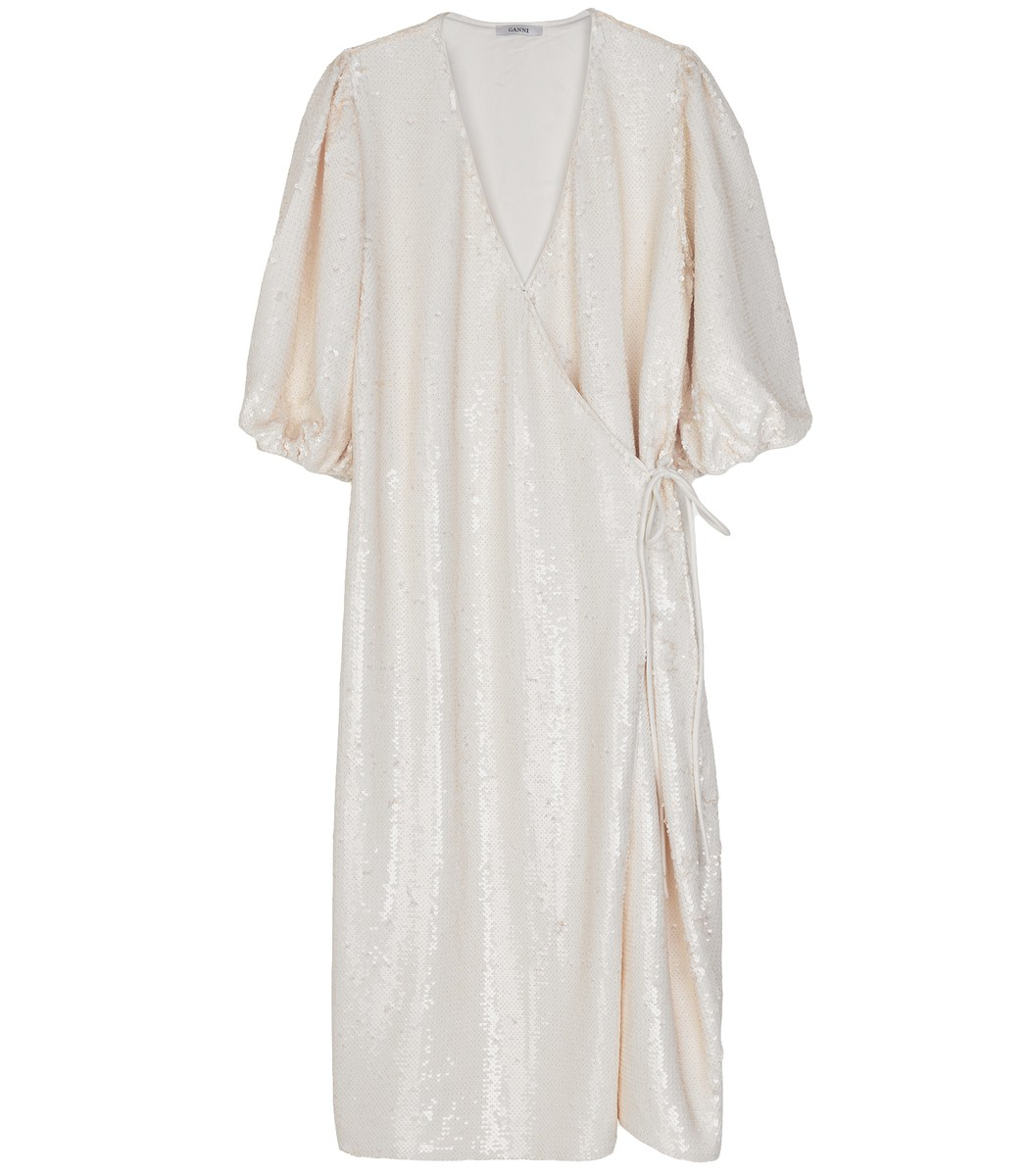 ganni sonora sequin dress