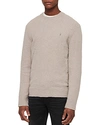 Allsaints Tolnar Sweater In Pewter Gray Marl