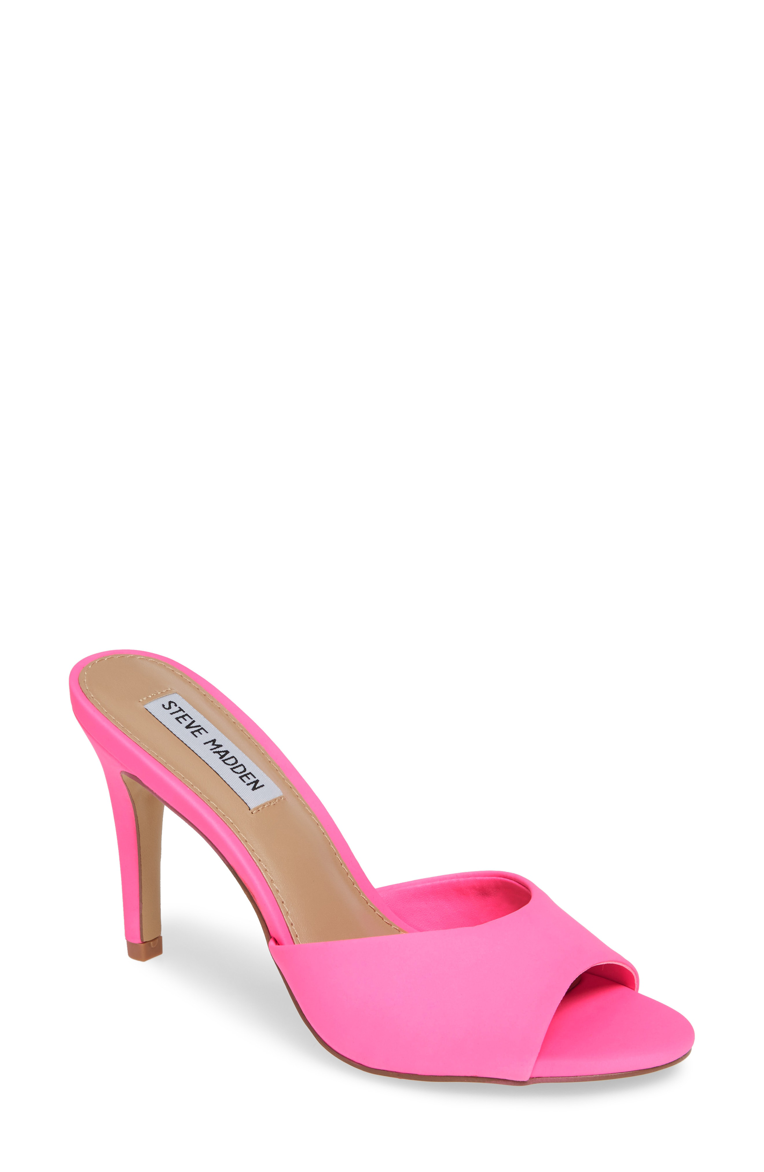 steve madden pink flat sandals