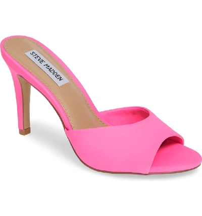 Steve Madden Erin Sandal In Neon Pink ModeSens