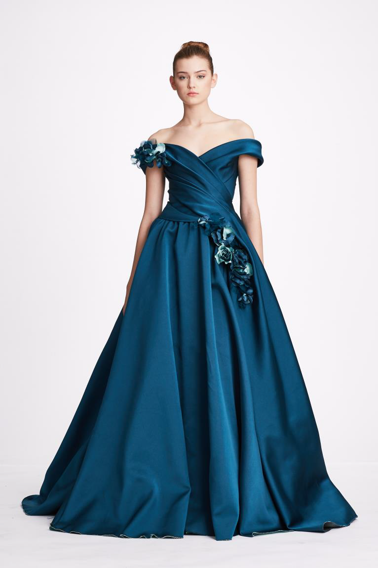 duchess satin long dress