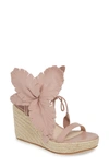 Cecelia New York Lily Platform Wedge Sandal In Froze