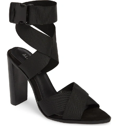 Alias Mae Soli Sandal In Black Canvas