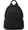 Dagne Dover Small Dakota Neoprene Backpack In Onyx