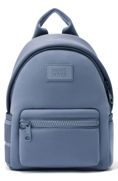 Dagne Dover Small Dakota Neoprene Backpack In Ash Blue