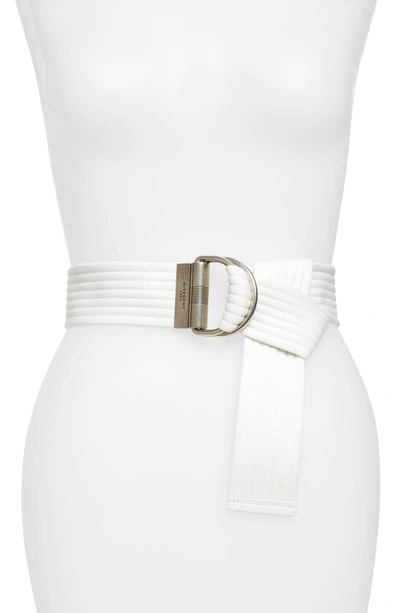Givenchy Web Belt In White