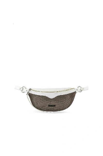 Rebecca Minkoff Bree Leather Belt Bag - Grey In Smoke