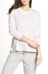 Alo Yoga 'glimpse' Long Sleeve Top In Lavender Cloud Heather