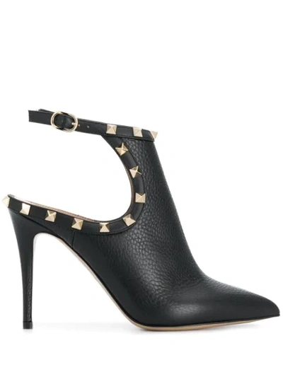 Valentino Garavani Garavani Rockstud Ankle Boots In Black