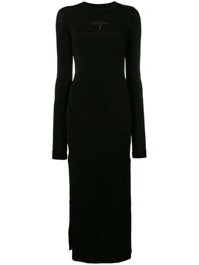 Marc Jacobs Redux Grunge Cut-out Dress In Black