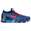 Nike Men's Air Vapormax Flyknit 3 Running Shoes, Blue - Size 7.0