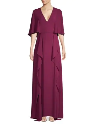 grape maxi dress