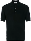 Pringle Of Scotland Slim-fit Polo Shirt In Black
