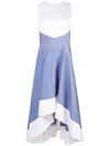 Kimora Lee Simmons Erin Striped Shirt Dress In Blue