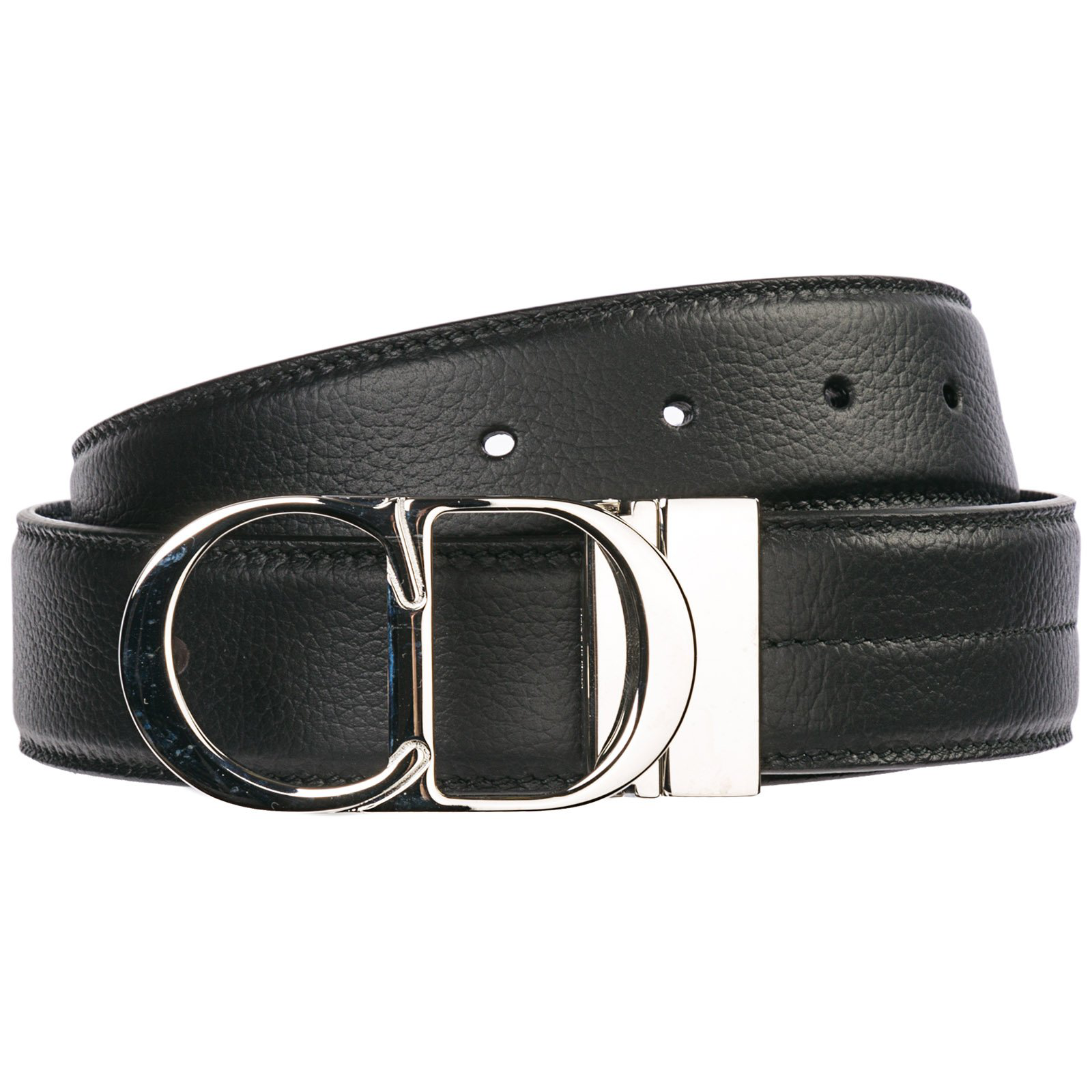 Dior Homme Buckle Belt In Black ModeSens