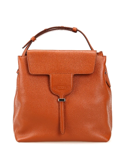 Tod's Joy Mini Leather Bag In Brown