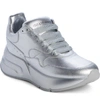 Alexander Mcqueen Platform Sneaker In Silver