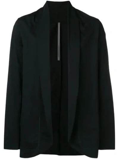 Attachment Draped Lightweight Jacket In Black