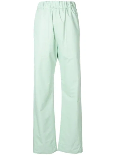 Kwaidan Editions Elasticated Waist Trousers In Green