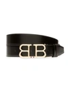 Bally Britt Reversible Belt In Black