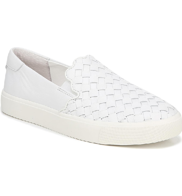 sam edelman white slip on sneakers