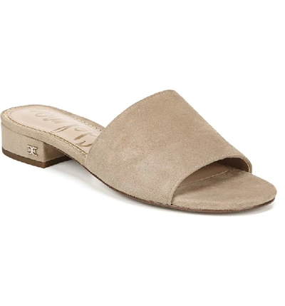 Sam Edelman Women's Kenz Block Heel Slide Sandals In Oatmeal