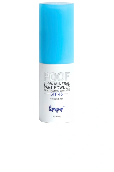 Supergoop Poof 100% Mineral Part Powder Spf 45 In N,a