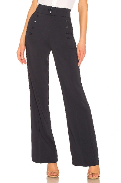 Equipment Button Detail Wide Leg Trousers In Eclipse