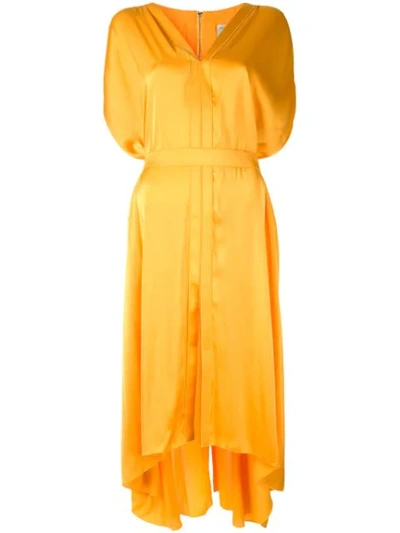 Maison Rabih Kayrouz Asymmetric Dress In Yellow