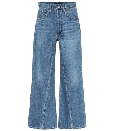 3x1 Aimee High-rise Wide-leg Jeans In Blue