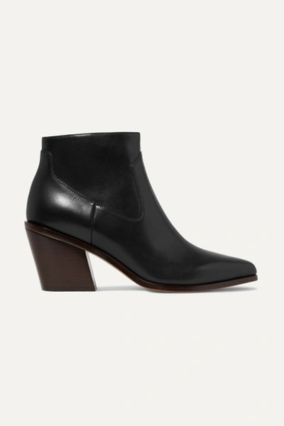 Rag & Bone Women's Razor Leather Ankle Boots In Black