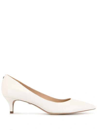 Sam Edelman Dori Kitten-heel Pumps In White