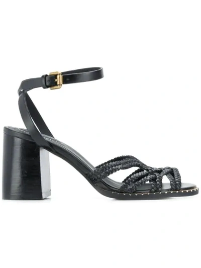 See By Chloé See By Chloe Women's Strappy Block-heel Sandals In Black