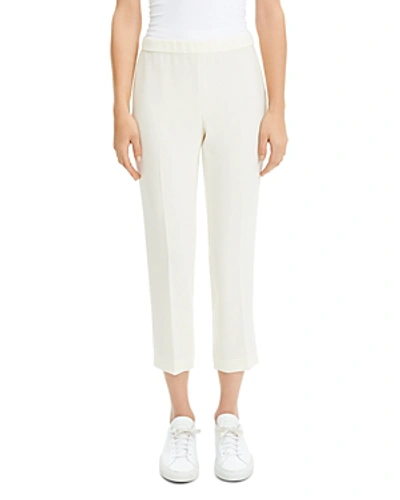 Theory Basic Crepe Pants In Rice